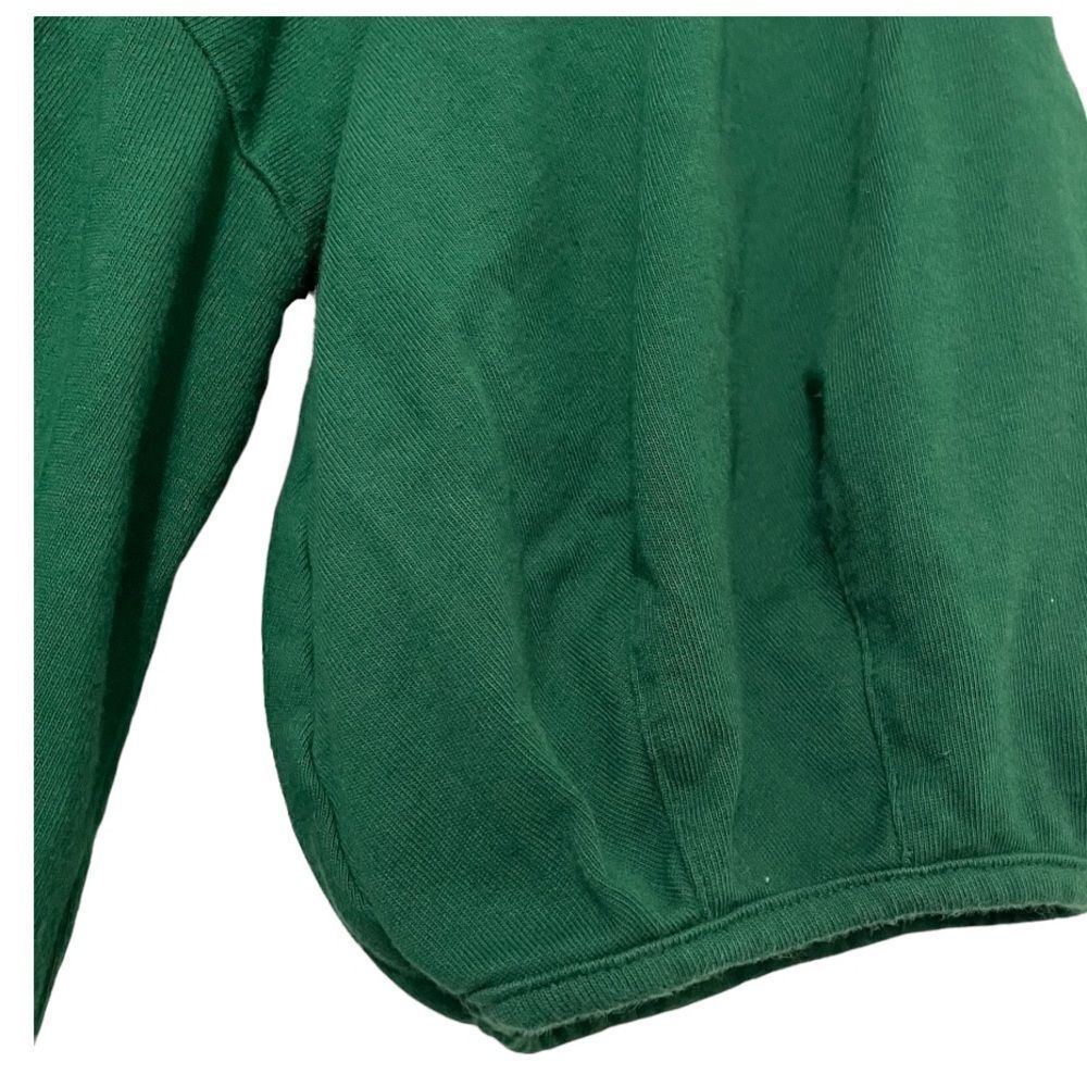 Velvet for Anthropologie Green Front-Seamed Statement Puff Sleeve Dress Size XS - Picture 5 of 10